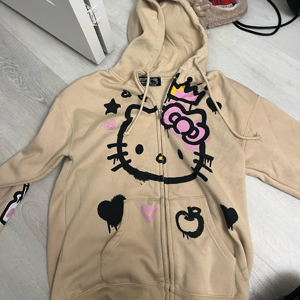 Forever 21 x hello kitty collab zip up
